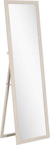 Fortuna Lai 160 x 50 cm Celotělové zrcadlo, univerzální použití, obdélníkový design s rámem, bílé