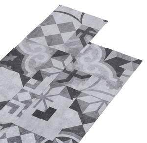 Samolepicí podlahová krytina PVC 5,21 m² 2 mm šedý vzor