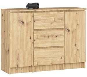 Ak furniture Komoda Girgo 100 cm dub artisan