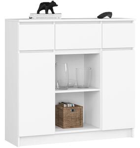 Ak furniture Komoda Baros 100 cm bílá