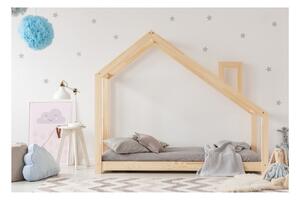 Domečková postel z borovicového dřeva Adeko Mila DMS, 140 x 200 cm