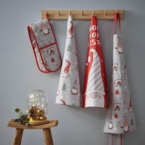 Bavlněné utěrky v sadě 2 ks s vánočním motivem 50x70 cm Gnomes – Catherine Lansfield