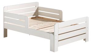 Bílá rostoucí postel Vipack Jumper, 90 x 140/160/200 cm