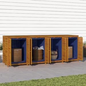 Zahradní úložný box 280 x 87 x 104 cm masivní akáciové dřevo 3155244