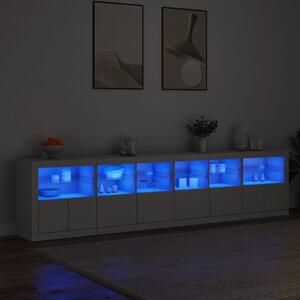 Příborník s LED osvětlením bílý 283 x 37 x 67 cm 3209016