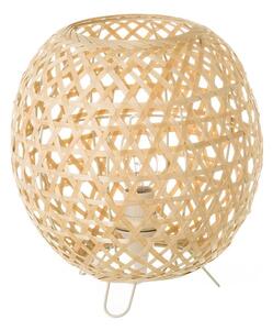 Bambusová stolní lampa v přírodní barvě s bambusovým stínidlem (výška 23 cm) Natural Way – Casa Selección