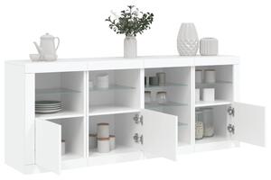Příborník s LED osvětlením bílý 164 x 37 x 67 cm 3209051