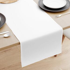 Goldea běhoun na stůl 100% bavlněné plátno - bílý 20x120 cm