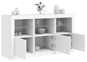 Příborník s LED osvětlením bílý 123 x 37 x 67 cm 3209058