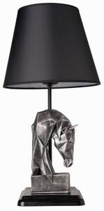 Stolní lampa 1xE27/40W/230V černá/stříbrná