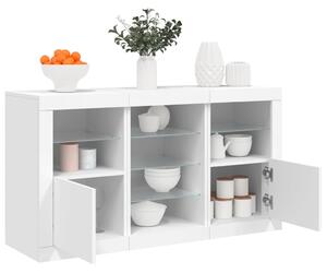Příborník s LED osvětlením bílý 123 x 37 x 67 cm 3209079