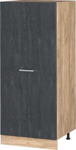 Vysoká skříň Vicco R-Line Černý beton 60 cm, Model 47566