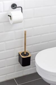 Černá samodržící bambusová WC štětka Bambusa – Wenko