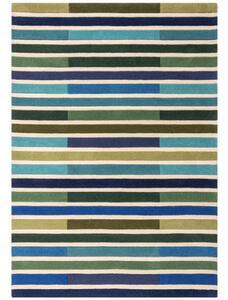 Flair Rugs koberce Ručně všívaný kusový koberec Illusion Piano Green/Multi - 160x230 cm
