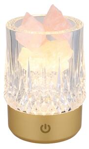 Globo 21044 - LED Stm. dot. nab. stolní lampa LIZZY LED/1W/5V 1200 mAh zlatá