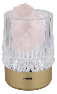 Globo 21044 - LED Stm. dot. nab. stolní lampa LIZZY LED/1W/5V 1200 mAh zlatá
