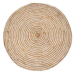 Jutový kulatý koberec v přírodní barvě ø 100 cm Natur – Casa Selección
