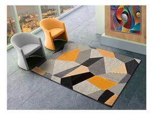 Oranžovo-šedý koberec Universal Gladys Sarro, 60 x 120 cm