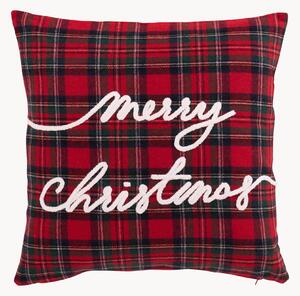 Vánoční polštář z vlněné směsi Merry Christmas