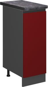 Lékárničková skříňka Vicco R-Line Červená 30 cm , PD Antracit, Model 45414