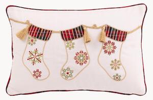 Bavlněný vánoční polštář Christmas Stocking