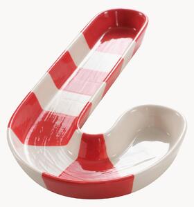 Porcelánový servírovací talíř Candy Cane