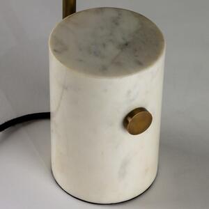 Bílo-černá stolní lampa s kovovým stínidlem (výška 53 cm) Phant – Kave Home