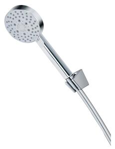 MEREO - Sprchová souprava, pětipolohová sprcha, šedostříbrná hadice (CB469G)