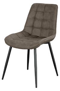 2SET jídelní židle ROADSTAR taupe/černá mikrovlákno Nábytek | Jídelní prostory | Jídelní židle | Klasické