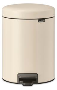 Brabantia pedálový odpadkový koš newIcon - 5 L, jemná béžová