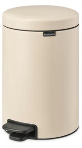 Brabantia pedálový odpadkový koš newIcon - 12 L, jemná béžová