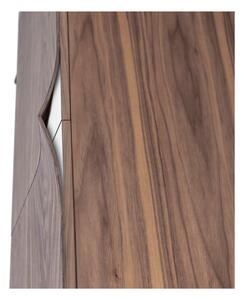 Hnědá komoda v dekoru ořechového dřeva Woodman Flop, 65 x 120 cm