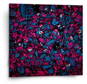 Sablio Obraz Kreslené obrázky - 110x110 cm