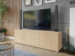 TV skříňka Alekto 2D2SZ AK09, Barva dřeva: dub cremona 5903211438219