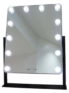 Holywood zrcadlo s LED žárovkami HZ1 velké černé
