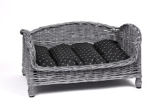 Pelíšek proutěný pro zvířata Sofa II. š.64 x hl.37 x v.40(cm)