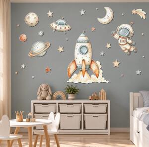 DUBLEZ | Vesmírná dekorace na stěnu - Malý astronaut