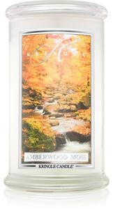Kringle Candle Amberwood Moss vonná svíčka 624 g