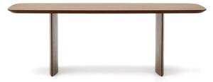 Hnědý jídelní stůl v dekoru ořechu 100x240 cm Litto – Kave Home