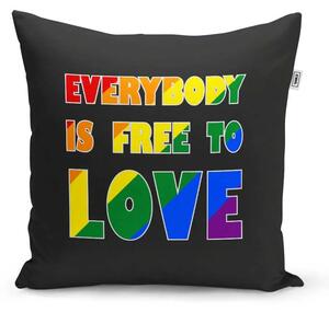 Sablio Polštář Everybody is free to love: 40x40 cm