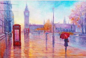 Skleněný obraz 70x50 cm London – Wallity