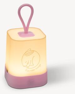 Atmosphera - LED Doty. dětské nabíj. noční světlo RABBIT LED/3,7V 1200mAh růžová