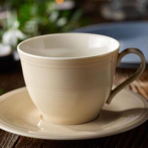 Bílo-béžový porcelánový šálek na kávu Villeroy & Boch Like Color Loop, 250 ml