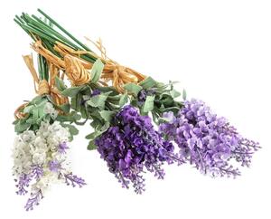Umělé květiny v sadě 3 ks (výška 32 cm) Lavender Bouquet – Casa Selección