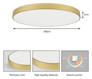 Brilagi-LED Stropní svítidlo POOL LED/128W/230V 3000/4000/6000K pr. 100 cm zlatá