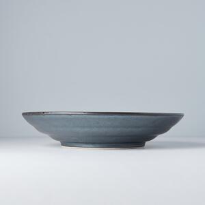 Černo-šedá keramická servírovací mísa MIJ Pearl, ø 29 cm