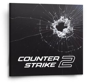 Sablio Obraz Counter Strike 2 Průstřel - 50x50 cm