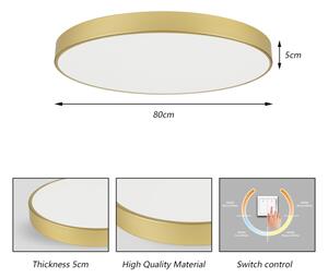 Brilagi -LED Stropní svítidlo POOL LED/100W/230V 3000/4000/6000K pr. 80 cm zlatá
