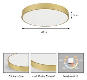 Brilagi - LED Stropní svítidlo POOL LED/60W/230V 3000/4000/6000K pr. 60 cm zlatá