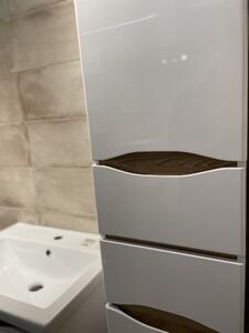 Kingsbath Liga 35 vysoká skříňka do koupelny Orientace: Levá